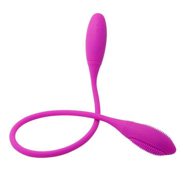 Stimolatore doppio in silicone con 2 motori e funzioni vibranti